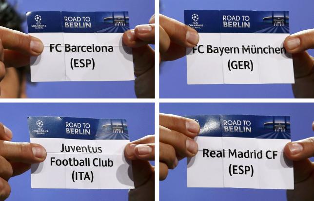 Barca vs Bayern; Juventus vs Madrid en la Champions