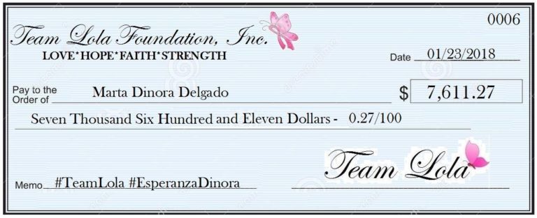 “Team Lola” esperanza y alegría en tiempo de dolor