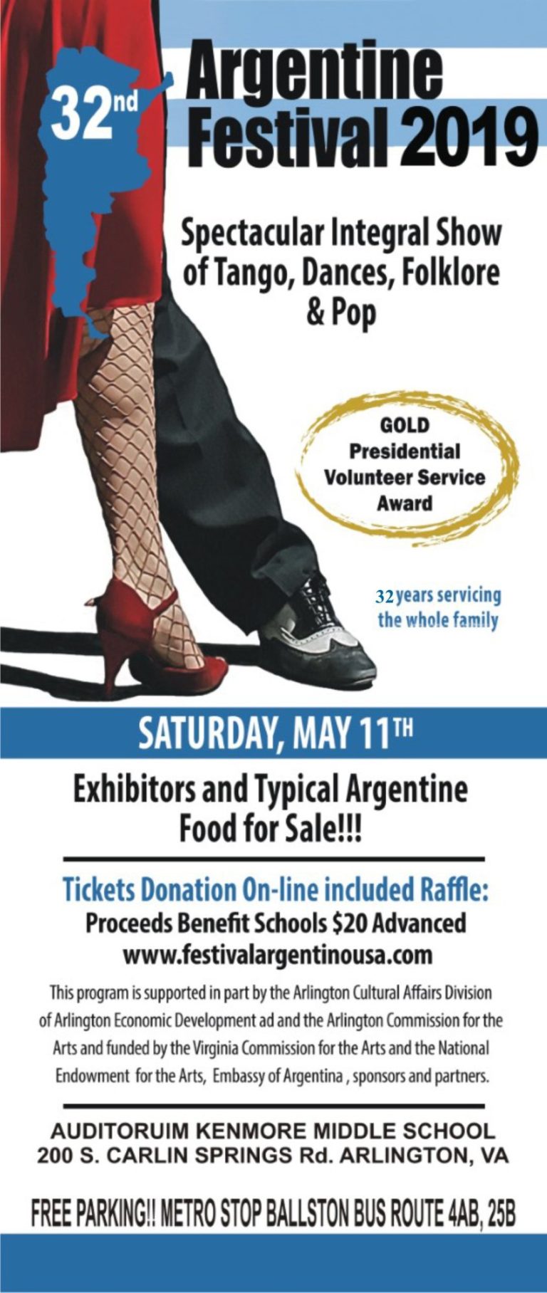 Festival Argentino 2019 Multipremiado como: Bien Argentino y Latinoamericano