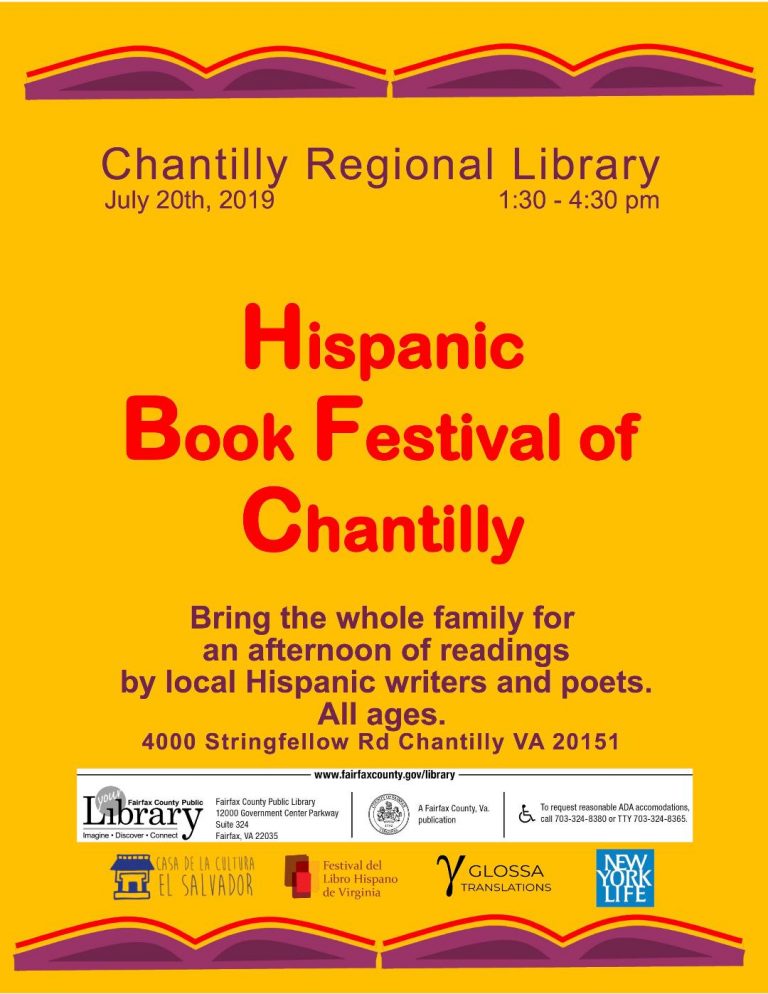 Primer festival del Libro Hispano en Chantilly