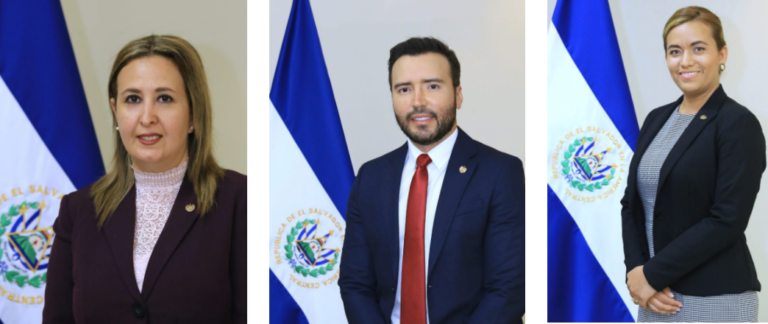 El Salvador juramenta nuevos embajadores ante Belice, Nicaragua y Suecia