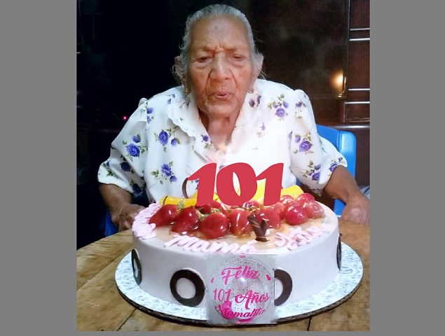 En medio de la pandemia de Covid-19 una mujer va a festejar 101 años de vida en Cojutepeque