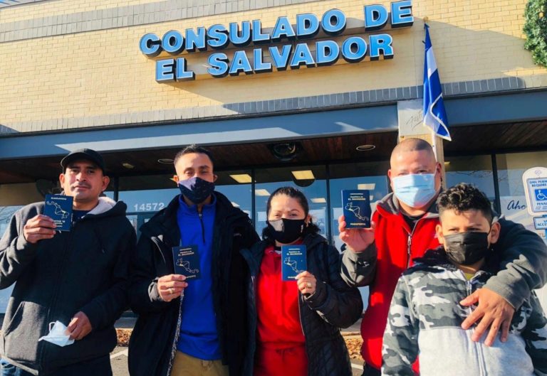 Pasaporte salvadoreño sin cita en consulado de Woodbridge