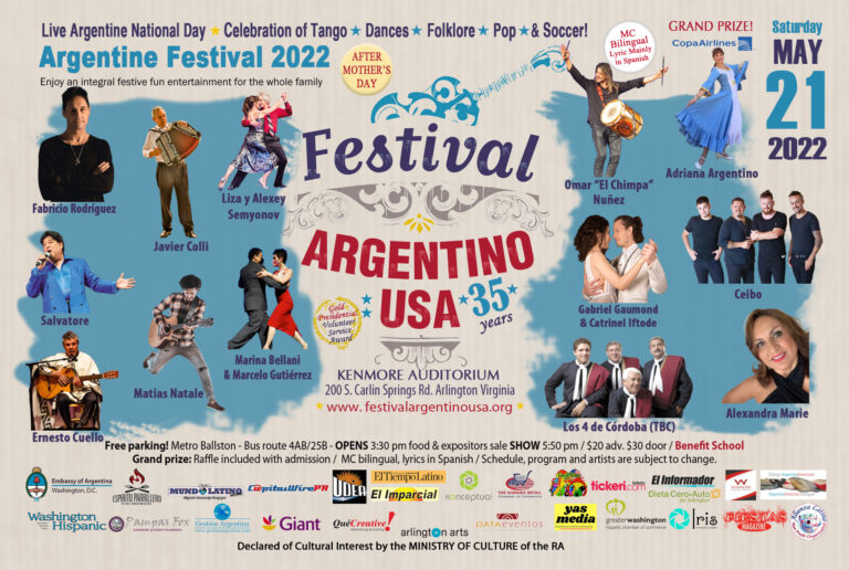 Prepárese para disfrutar del Festival Argentino en Arlington, Virginia