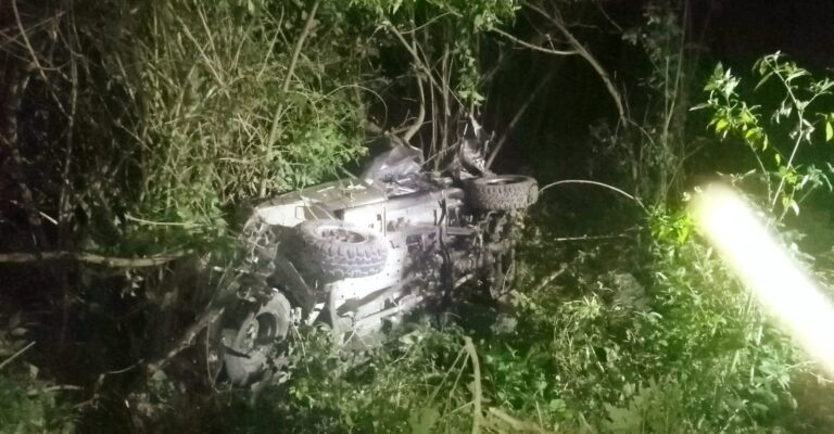 Accidente de tránsito deja cuatro muertos y dos lesionados en San Ignacio, Chalatenango