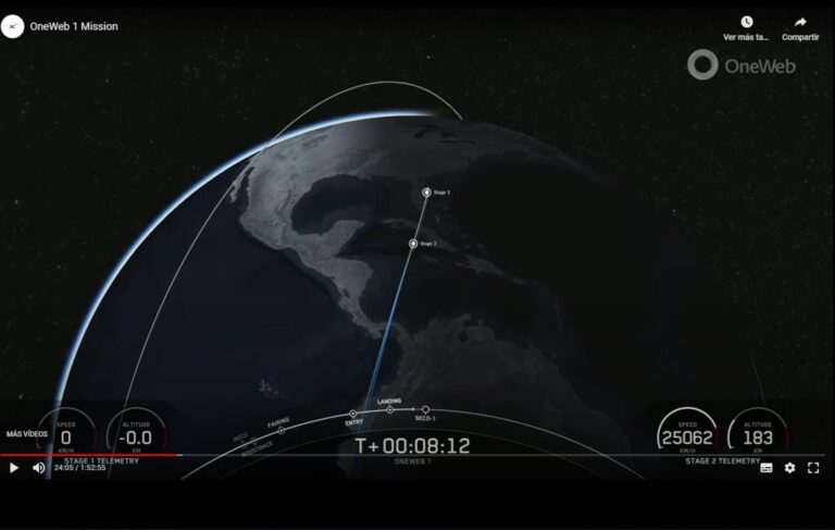 Parte del cohete Falcon 9 alarmó a los salvadoreños al surcar el cielo la noche de este jueves