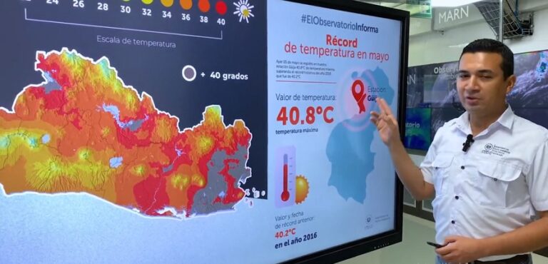 Golpes de calor y polvo del Sahara en territorio salvadoreño