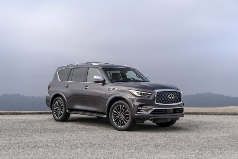 2023 Infiniti QX80. Otro de la vieja escuela para familias numerosas