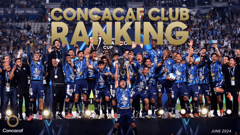 CF Pachuca ascendió al primer lugar en el Ranking de Clubes de Concacaf