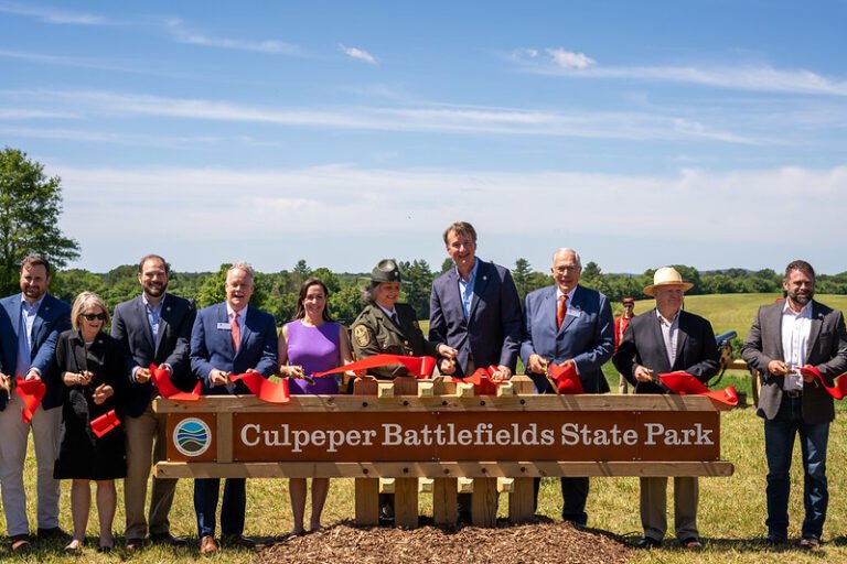 Inauguran nuevo parque estatal Culpeper Battlefields