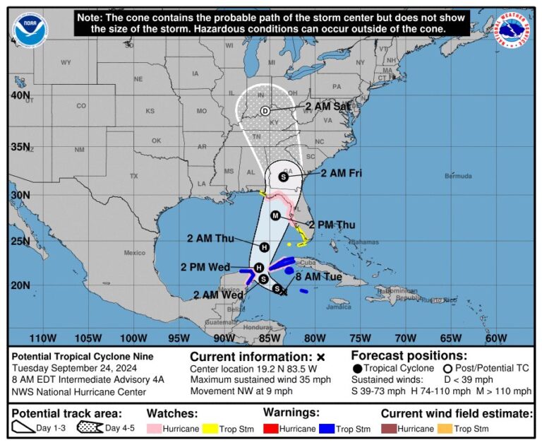 Gobernador de Virginia declara el estado de emergencia en previsión del Huracán Helene