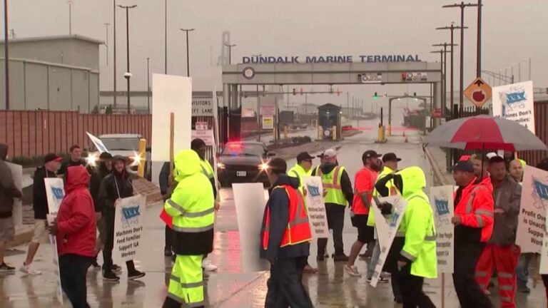 EE.UU.: miles de trabajadores portuarios ponen fin a su huelga tras lograr aumentos salariales
