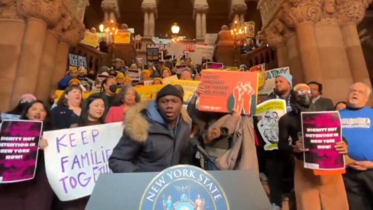 Activistas exigen a los legisladores de Nueva York que garanticen la protección de los inmigrantes antes de que Trump asuma la presidencia de EE.UU.