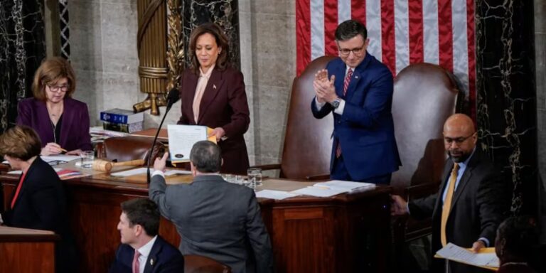 El Congreso de EE.UU. certifica la victoria de Trump en el Colegio Electoral