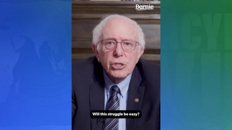 El senador estadounidense Bernie Sanders lanza una “gira nacional para luchar contra la oligarquía”