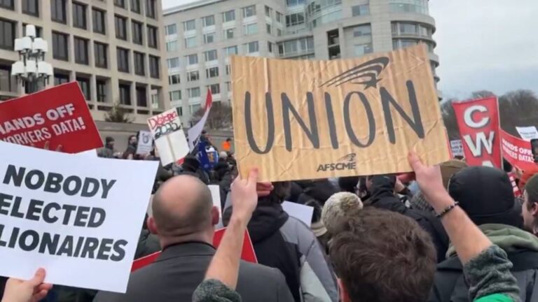 EE.UU.: una coalición de sindicatos presenta una demanda para impedir que el Departamento de Eficiencia Gubernamental acceda a los datos del Departamento de Trabajo