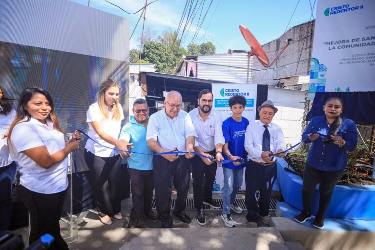 FRMA y aliados estratégicos inauguran proyecto de saneamiento en comunidad Cristo Redentor 2