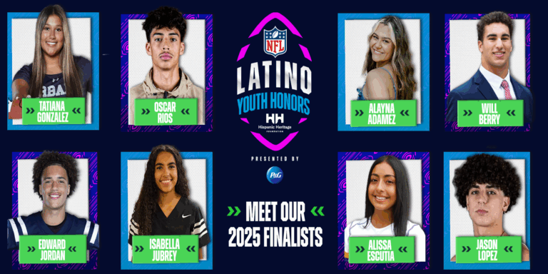 Finalistas de la tercera edición anual de los Premios NFL Latino Youth Honors
