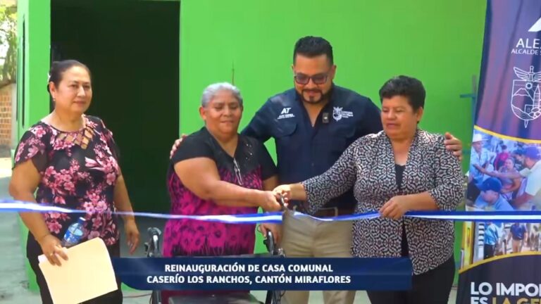 VIDEO / Alcaldía de San Miguel Centro renueva casa comunal del cantón Miraflores
