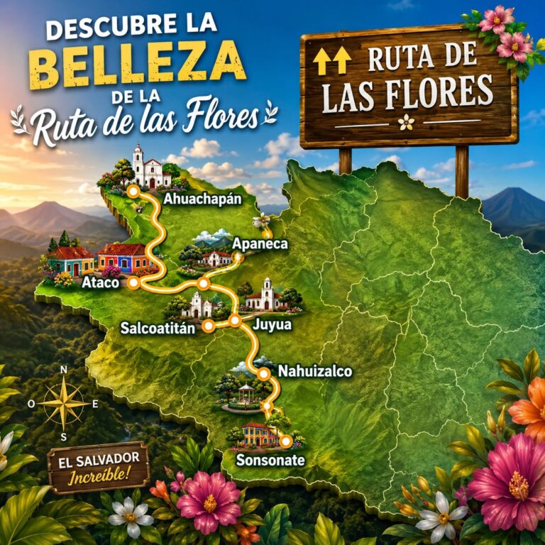 Las Flores, la Ruta que enamora en El Salvador