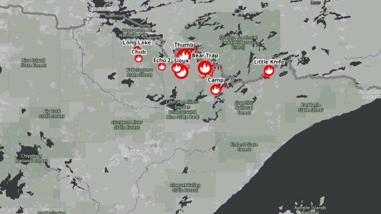 Los incendios en Minesota han quemado decenas de miles de hectáreas