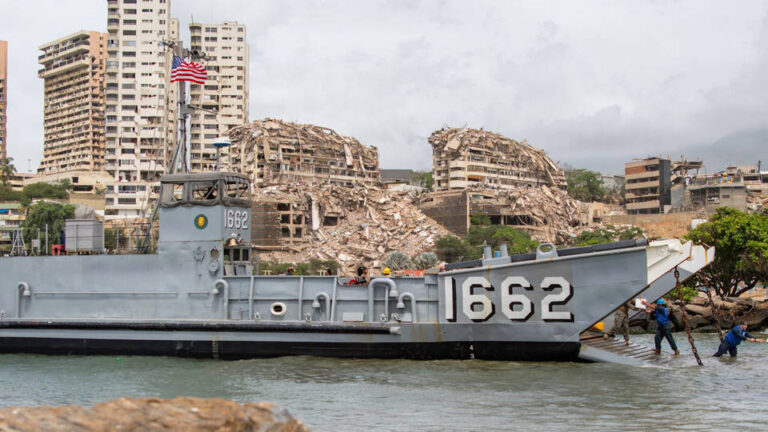 EE.UU. envía militares a Venezuela tras los devastadores terremotos que sacudieron al país