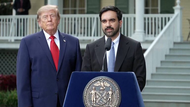 El alcalde de Nueva York, Zohran Mamdani, recibe a Trump en su residencia oficial