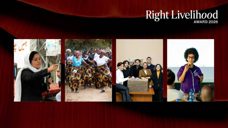 Anuncian en Estocolmo los ganadores de los Premios Right Livelihood de 2026
